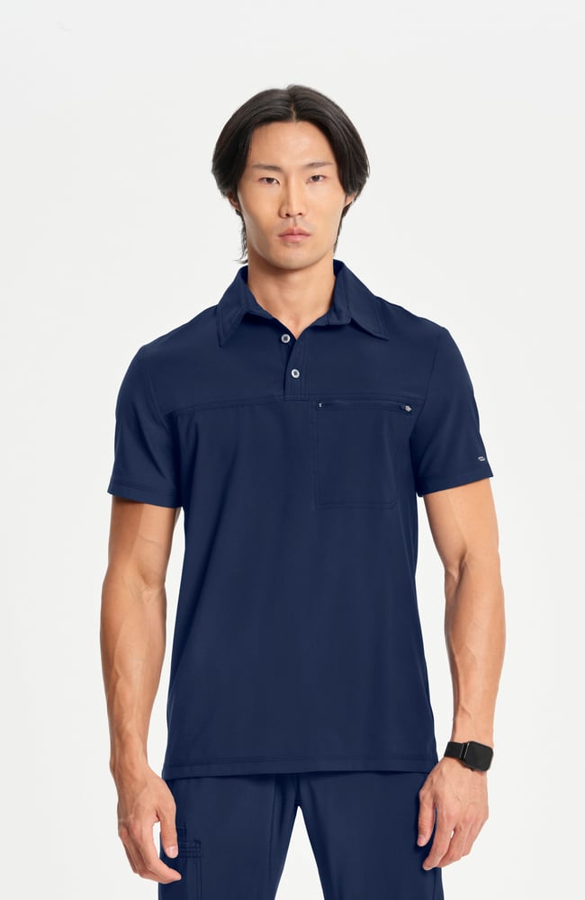 Men's Zip Polo Shirt