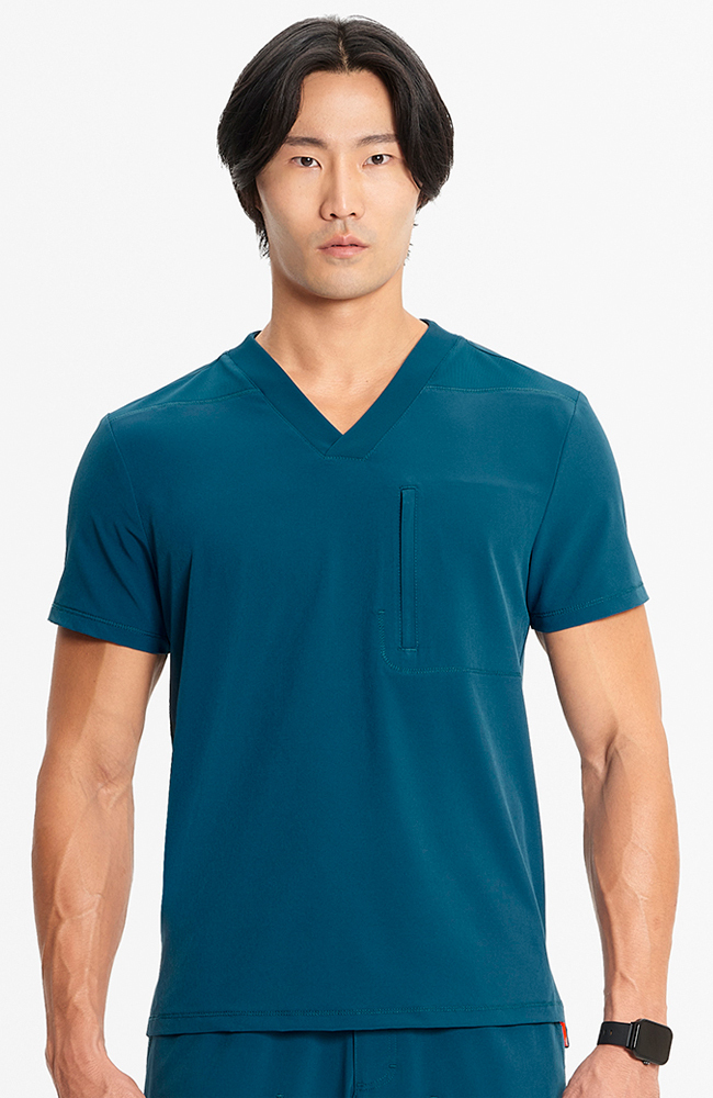 Men's V-Neck Scrub Top | Infinity Scrubs