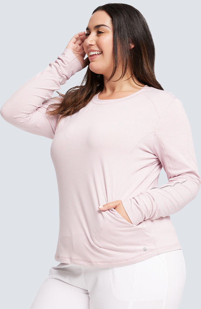 Women's infinity long sleeve running clearance top