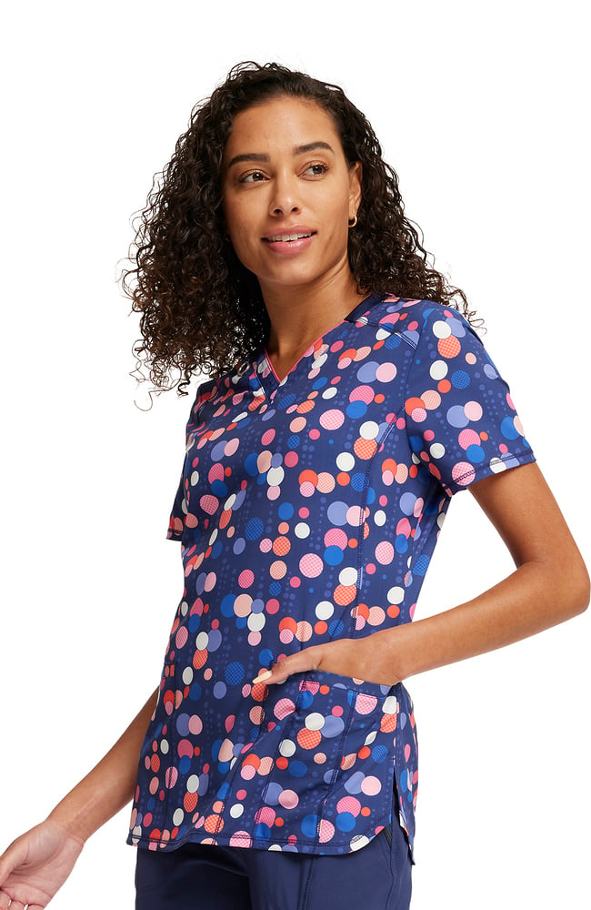 Cherokee infinity print deals scrub tops